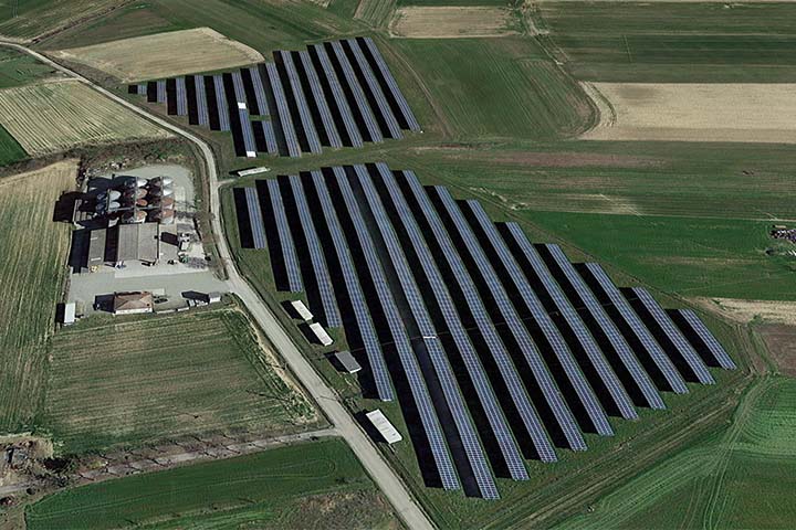 Campo fotovoltaico Fresonara